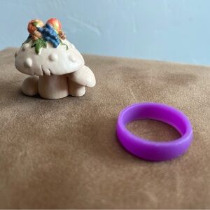 Purple silicone Ring